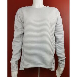 Mondetta Pullover Womens Sweater Size Small Long Sleeves Beige Side Zipper